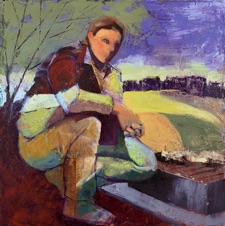 Man in a Landscape
oil, 20 x 20"
$1,800